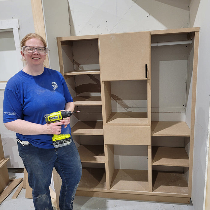 DIY Your Walk-In Closet Weekend!