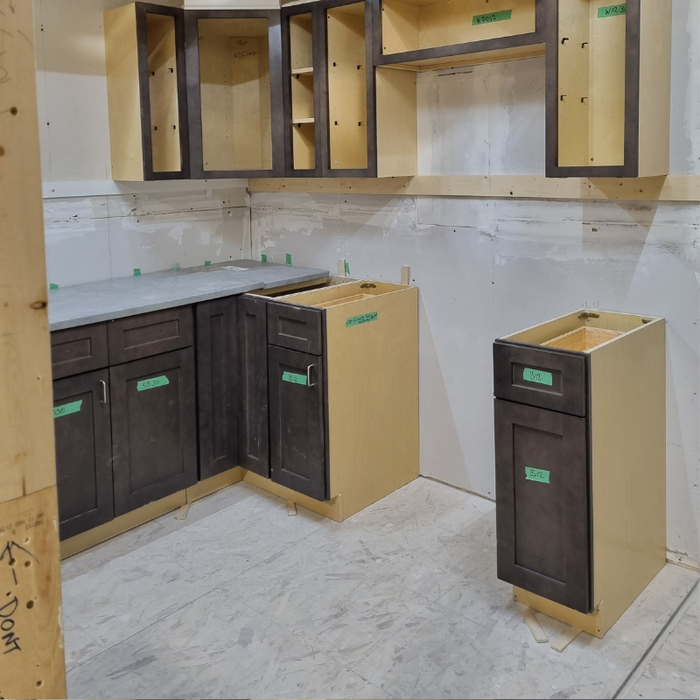 Installing Kitchen Cabinets